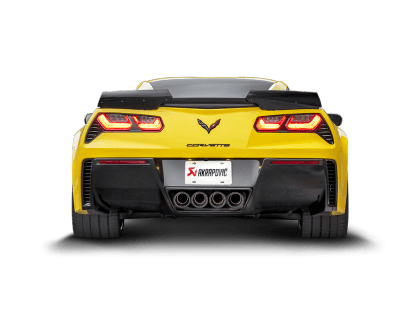 Akrapovic 14-19 Chevrolet Corvette Stingray (Excl Grand Sport) Slip-On Line (Titanium) w/Carbon Tips - GUMOTORSPORT