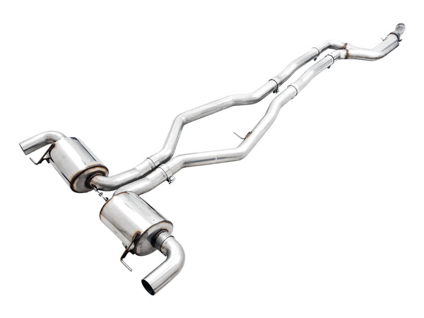 AWE Tuning Non-Resonated Touring Edition Exhaust for G2X M340i / M440i - OE Tips