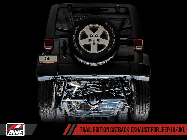 AWE Tuning 2012 - 2018 Jeep Wrangler JK/JKU 3.6L Trail Edition Cat-Back Exhaust