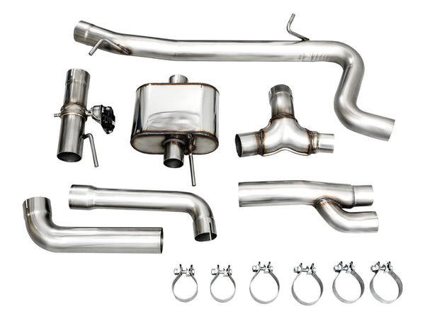 AWE Tuning Audi 2022 + 8Y RS3 Cat-Back SwitchPath Exhaust (No Tips)