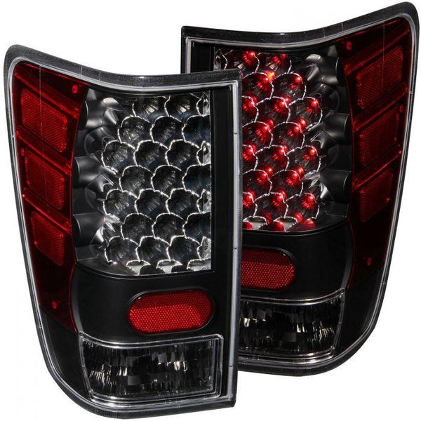 ANZO 2004-2015 Nissan Titan LED Taillights Black - GUMOTORSPORT