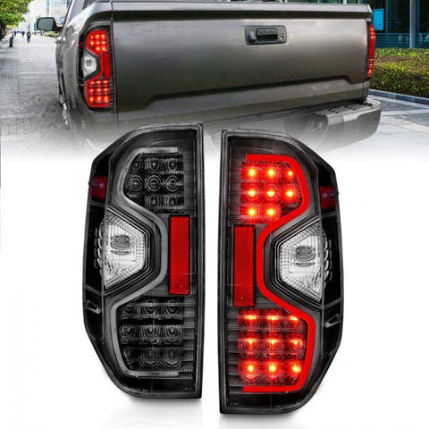 ANZO 2014 - 2021 Toyota Tundra LED Taillights Black - GUMOTORSPORT