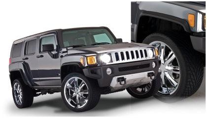 Bushwacker 06-10 Hummer H3 OE Style Flares 4pc - Black - GUMOTORSPORT