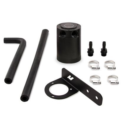 Mishimoto 2016+ Honda Civic 1.5L Turbo Baffled Oil Catch Can Kit - Black (PCV Side) - GUMOTORSPORT