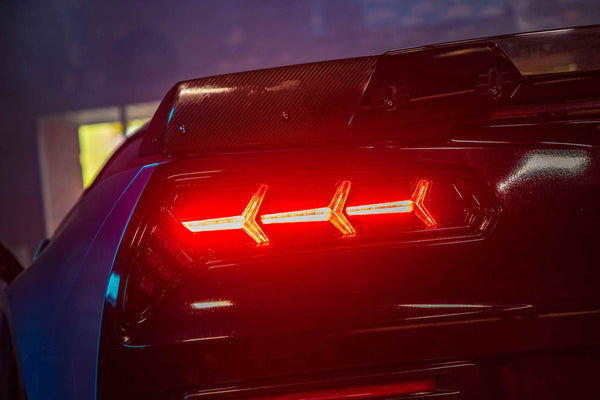 Morimoto Chevrolet Corvette C7 ( 2014 - 2019 ): XB LED Tail Lights ( Red / Smoked )