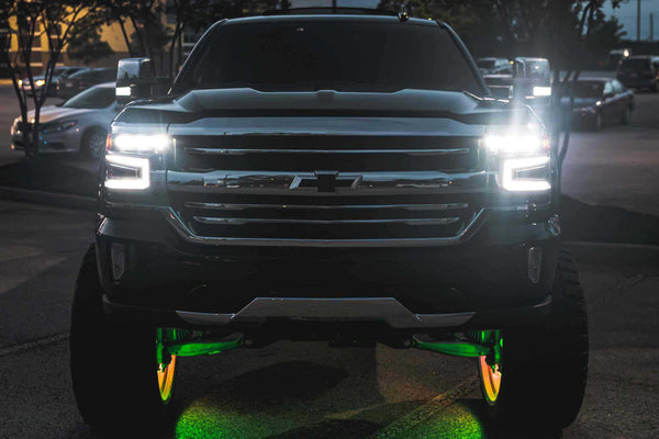 Morimoto Chevrolet Silverado 1500 ( 2016 - 2018 ): XB LED Headlights ( Chrome )
