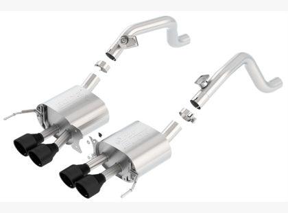 Borla 2014 - 2019 Chevrolet Corvette Stingray Axle-Back Exhaust System ATAK Part # 11869CB - GUMOTORSPORT