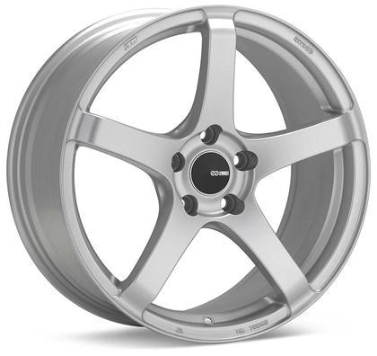 Enkei Kojin 18x9.5 30mm Offset 5x114.3 Bolt Pattern 72mm Bore Dia Matte Silver Wheel - GUMOTORSPORT