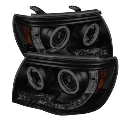 Spyder Toyota Tacoma 05-11 Projector Headlights CCFL Halo LED Blk Smke PRO-YD-TT05-CCFL-BSM - GUMOTORSPORT