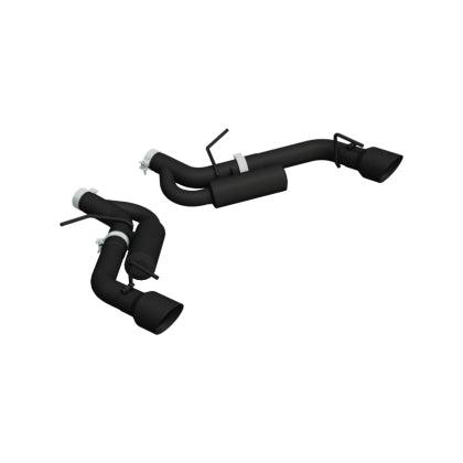 MBRP 2016 - 2022 Chevrolet Camaro SS Dual Rear Exit Axle Back w/ 4.5in OD Tips - BLK (Non NPP Models) - GUMOTORSPORT