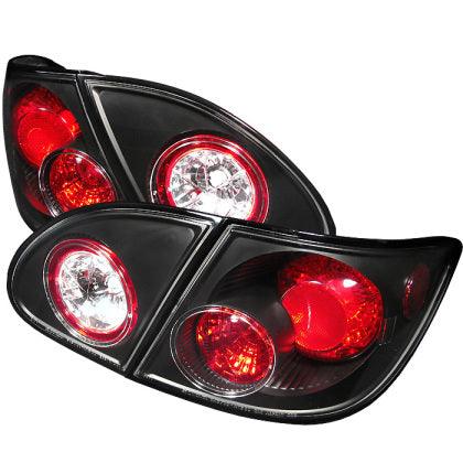 Spyder Toyota Corolla 03-08 Euro Style Tail Lights Black ALT-YD-TC03-BK - GUMOTORSPORT