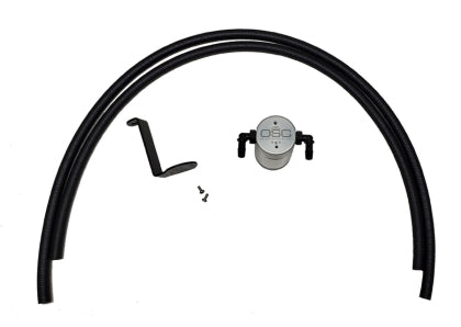 J&L 2005-2019 Nissan Frontier 4L Oil Separator 3.0 - Black / Clear