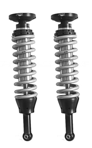 Fox 2005 + Tacoma 2.5 Factory Series 4.94in. IFP Front Coilover Shock Set w/UCA - Black/Zinc