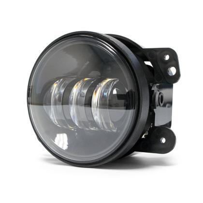 DV8 Offroad 07-18 Jeep Wrangler JK 4in 30W LED Replacement Fog Lights - GUMOTORSPORT