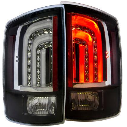 ANZO 2006-2008 Dodge Ram 1500 LED Taillights Black G2 - GUMOTORSPORT