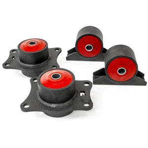 Innovative 00-09 Honda S2000 F-Series Black Steel Mounts 95A Bushings (Rear Diff Mounts OEM Diff) - GUMOTORSPORT