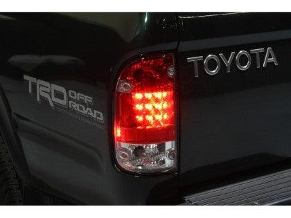 Spyder Toyota Tacoma 95-00 LED Tail Lights Red Clear ALT-YD-TT95-LED-RC - GUMOTORSPORT