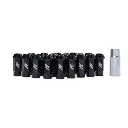 Mishimoto Aluminum Locking Lug Nuts M12 x 1.25 - Black - GUMOTORSPORT