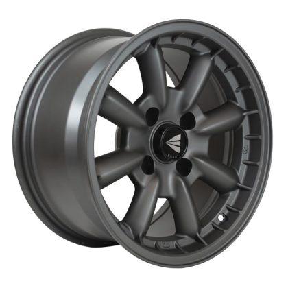 Enkei Compe 15x5.5 17mm Offset 4x130 Bolt Pattern 87mm Bore Dia Matte Gunmetal Wheel - GUMOTORSPORT