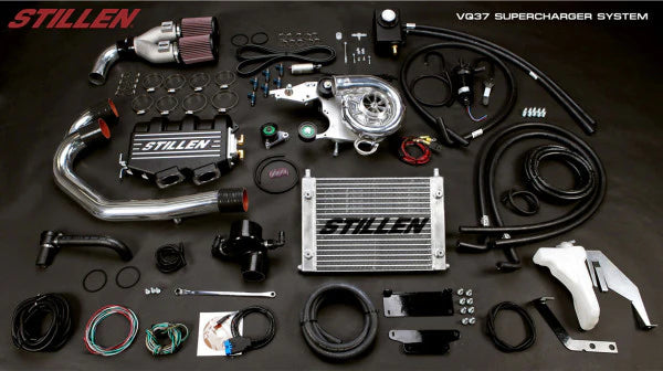 Stillen 2014-2015 Infiniti Q50 Supercharger Tuned System [Polished] 407780P