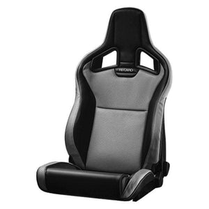 Recaro Cross Sportster ORV Driver Seat - Black Vinyl/Grey Vinyl - GUMOTORSPORT