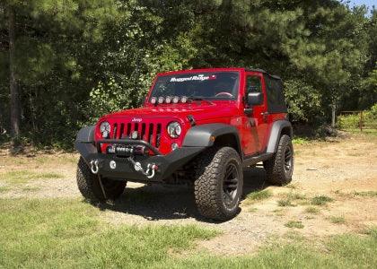 Rugged Ridge Spartan Front Bumper HCE W/Overrider 07-18 Jeep Wrangler JK - GUMOTORSPORT