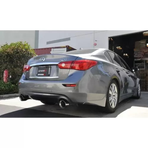 Revel Medallion Touring-S Catback Exhaust - Dual Muffler / Axle Back 2014 - 2016 Infiniti Q50 AWD/RWD - GUMOTORSPORT