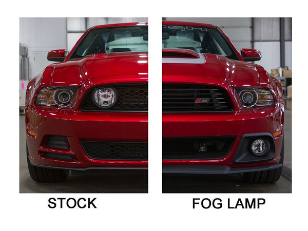 ROUSH 2013-2014 Ford Mustang Lower Fog Lamp Pockets w/ Lights