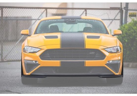 ROUSH 2018 - 2022 Ford Mustang Chin Spoiler & Wheel Shroud 3-Piece Aero Kit - GUMOTORSPORT