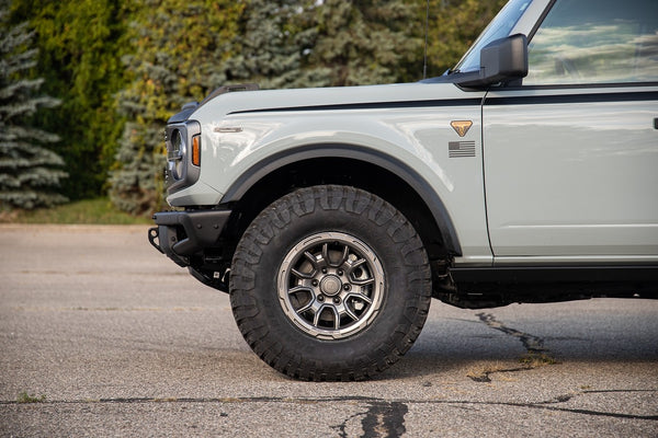 Roush 2021+ Bronco 17in x 8.5 +25mm Offset Iridium Grey Wheel