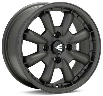 Enkei Compe 15x5.5 17mm Offset 4x130 Bolt Pattern 87mm Bore Dia Matte Gunmetal Wheel - GUMOTORSPORT