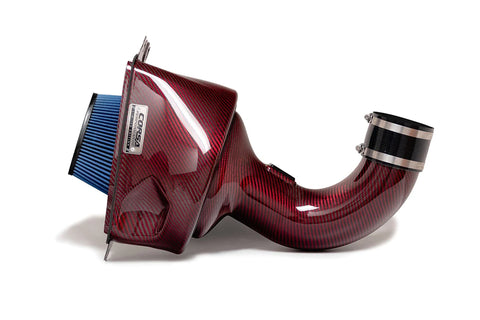 Corsa 2014 - 2019 Chevrolet Corvette C7 6.2L V8 Red Carbon Fiber Air Intake MaxFlow Oiled Filter (Does Not Fit Z06/ZR1)