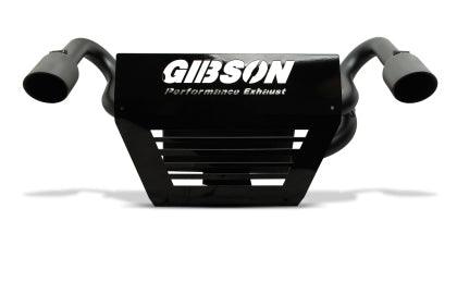 Gibson 2015 - 2017 Polaris RZR XP 1000 EPS Base 2.25in Dual Exhaust - Black Ceramic - GUMOTORSPORT