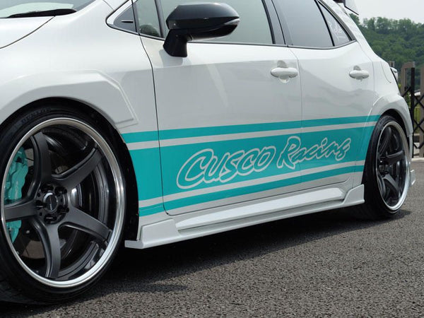Cusco 2019 +  Toyota Corolla Hatchback Side Skirt Set (Primer/Unpainted)