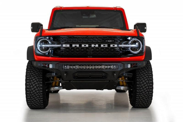 Addictive Desert Designs 2021+ Ford Bronco Stealth Fighter Front Bumper w/ Winch Mount - GUMOTORSPORT