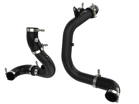 aFe BladeRunner 2015 - 2021 VW GTI (MKVII) / Aud S3 / A3 / Golf R L4-2.0L (t) Aluminum Hot and Cold Charge Pipe Kit Black