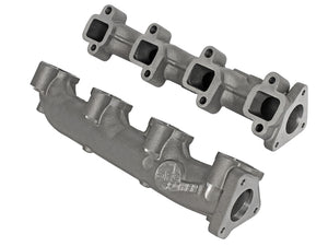 aFe Power BladeRunner Ported Ductile Iron Exhaust Manifold 2001 - 2016 Silverado / Sierra 2500 / 3500 GM Diesel Trucks V8-6.6L (td)