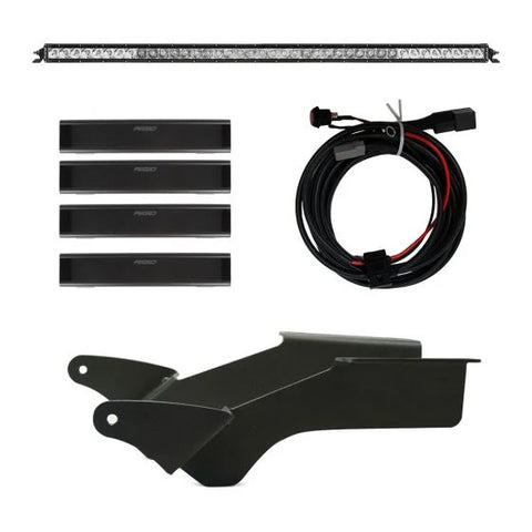 Rigid Industries 2021 Ford Bronco Roof Rack Light Kit (Incl. SR spot/flood Combo Bar) - GUMOTORSPORT