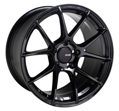 Enkei TS-V 18x8.5 5x120 38mm Offset 72.6mm Bore Gloss Black Wheel - GUMOTORSPORT