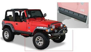 Bushwacker 97-06 Jeep Wrangler Trail Armor Pocket Style Rocker Panels - Black - GUMOTORSPORT