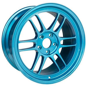 Enkei RPF1 18x9.5 5x114.3 38mm Offset 73mm Bore Emerald Blue Wheel - GUMOTORSPORT