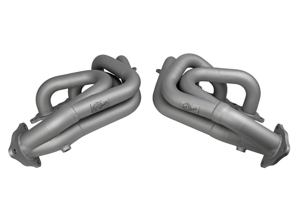 aFe Twisted 304SS Header 2020 + Chevy Corvette (C8) 6.2L V8 - Titanium Ceramic Coated