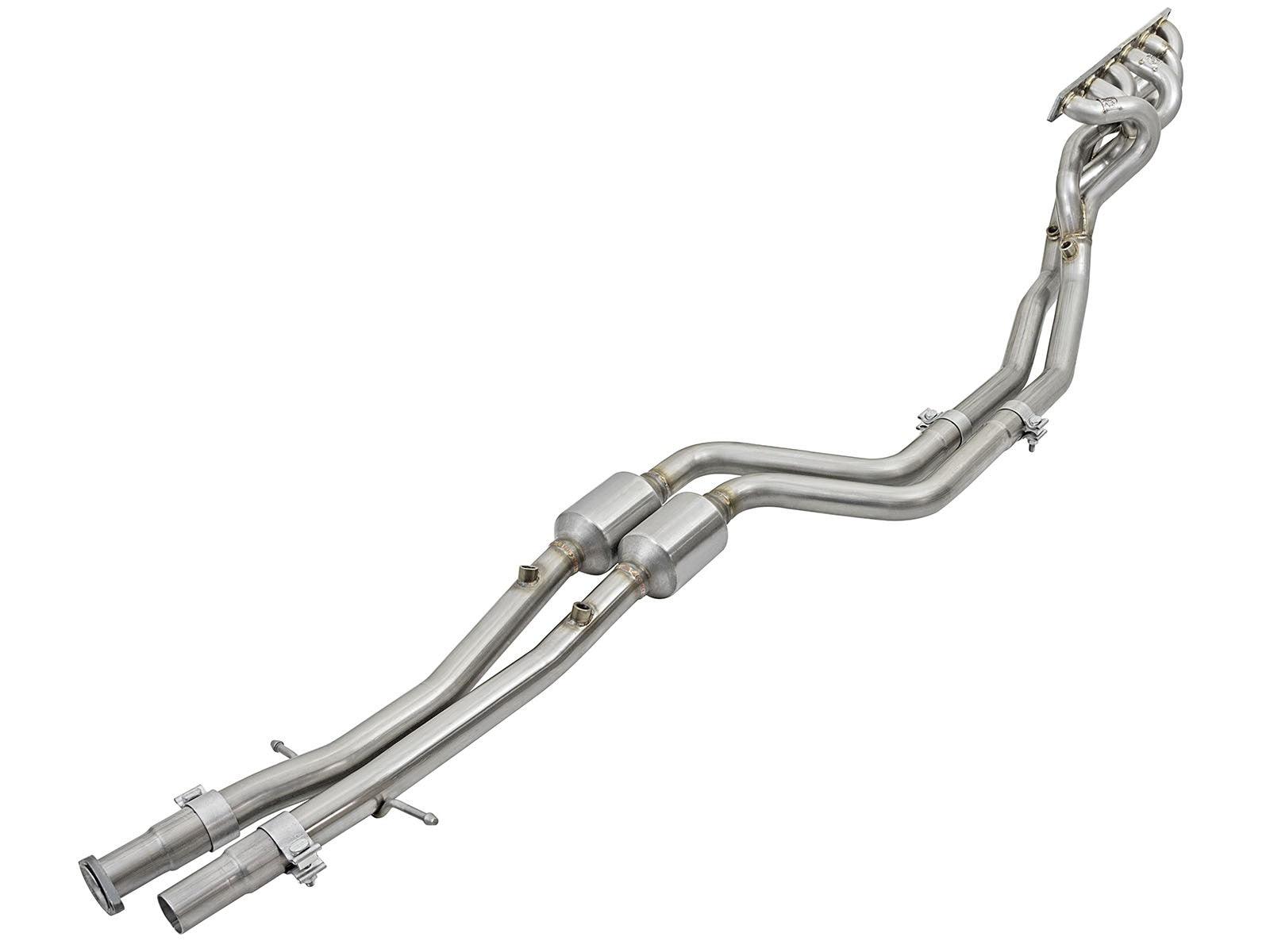 aFe Twisted Steel Long Tube Headers w/ Mid Pipes (Catted) 96-99 BMW M3 L6-3.2L S52 - GUMOTORSPORT