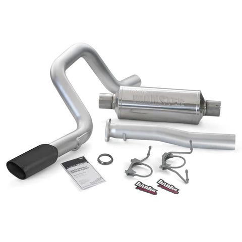 Banks Power 2007 - 2014 Toyota 4.0 FJ Cruiser Monster Exhaust Sys - SS Single Exhaust w/ Obround Black Tip