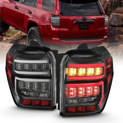 ANZO 2014-2020 Toyota 4Runner T.L Black Housing Clear Lens Red Light Bar W/Sequential - GUMOTORSPORT