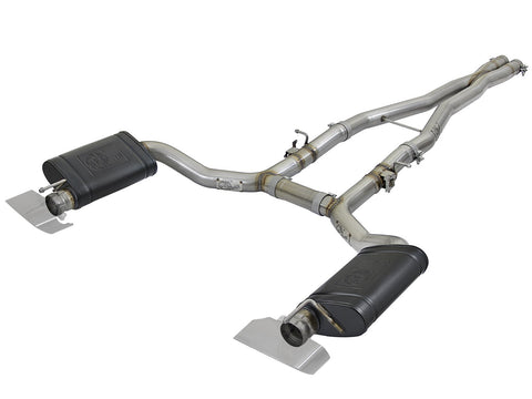 afe POWER MACH Force-Xp 2015 - 2022 Dodge Challenger Hellcat V8-6.2L 304 SS Cat-Back Exhaust System
