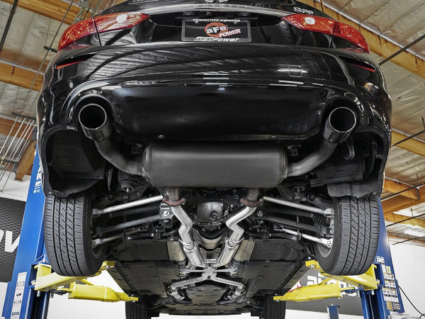 aFe Takeda 2.5in to 3in 304 SS Y-Pipe Exhaust System 2016 - 2022 Infiniti Q50/Q60 V6-3.0L (tt) - GUMOTORSPORT