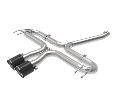 aFe Takeda 2-1/2in 304 SS Axle-Back Exhaust w/Carbon Tips 2017 - 2021 Honda Civic Sport L4-1.5L (t) - GUMOTORSPORT