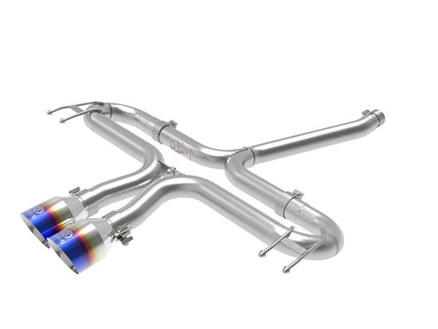 aFe Takeda 2-1/2in 304 SS Axle-Back Exhaust w/Blue Flame Tips 2017 - 2021 Honda Civic Sport Hatchback L4-1.5L (t)