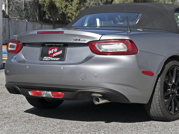 AFE FIAT 124 Spider I4-1.4L (t) Mach Force-Xp 2-1/2 In 304 Stainless Steel Axle-Back Exhaust - GUMOTORSPORT